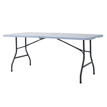 Newstorm Plastic Fold in Half Table - 6ft x 2ft 6in - Oskar 180